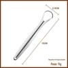 Língua escova raspador de língua de aço inoxidável ferro caixa terno 3 peças conjunto combinação oral raspagem língua língua revestimento limpador atacado