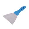 Espátula de plástico azul con mango directo de fábrica, espátula de limpieza, espátula, espátula, espátula para construcción de paredes, herramienta duradera, cuchillo