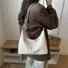 2026 color sólido verano nuevo de moda estilo coreano gran capacidad casual personalizado colgante hombro bandolera bolso tote