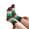 Meias Novas de Fleece de Coral para Outono e Inverno para Mulheres, Meias de Chão, Espessadas e Quentes para o Inverno, Meias para Casa e Maternidade, Meias Zhuji, Transfronteiriças