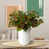 Flor artificial planta verde arranjo de flores parede de folhas decoração parede de plantas folhas verdes parede de plantas verdes material de combinação folha de simulação