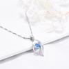 Corona del Festival Qixi Joyería de Plata Plata de Ley S925 Colgante "En Mi Corazón" para Mujer, Accesorios de Colgante Personalizado con Forma de Corazón y Circonita Venta al por Mayor