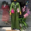 Ropa Femenina Transfronteriza Europea y Americana Verano 2026 Nueva Moda Camisa Holgada con Lazo Tallas Grandes Pantalones de Pierna Ancha Conjunto Casual