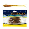 Set de Caza de Tiburones de 10 Piezas de Señuelos Blandos de Cola de Tiburón con Anzuelo de Cabeza de Plomo y Anzuelo Curvo, Señuelo Artificial para Pesca en Estanques de Aguas Negras.
