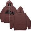 Cárdigan Nacional de Moda Vintage 2023 con Capucha, Largo con Cremallera, Suéter, Chaqueta para Hombre, Otoño e Invierno, Marca de Moda, Top Holgado para Pareja, Sudadera con Capucha