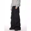 Pantalones de Trabajo Pesado Paracaidista para Hombre Verano Moda Americana Marca Diseño Casual Pantalones High Street Combinan con Todo Sueltos Pantalones de Trapeador