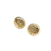 Pendientes Redondos con Textura Tejida Estilo Comercio Exterior, Pendientes Versátiles de Lujo Ligero de Gama Alta, Pendientes Elegantes y Únicos con Textura Tejida para Mujer