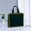 Bolsa Tote de TNT com Logo Impresso, Sacola Tridimensional para Compras de Roupas, Bolsa de TNT para Embalagem, Grande Capacidade para Roupas