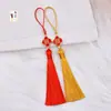 Adornos de Borlas Rojas con el Personaje "" Accesorios DIY para Cajas de Dulces de Boda, Sobres Rojos, Marcadores de Libros, Borlas para Ropa, Venta al por Mayor desde el Fabricante