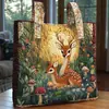 2026 Nuevo Llegada Serie Animales Estampado Digital Moderno Popular Bolso de Mano Bolso Tote de Hombro Único Acolchado