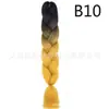 Peluca de Trenza Jumbo Africana Trenza Grande Cuerda de Pelo de Trenza Sucia Colorida Fibra Química Gradiente Trenza Grande Hip Hop Trenza Sucia