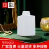 Suministro Directo Personalizado de Botella Cuadrada de 420 ml Botella de Champú Botella de Jabón para Manos Espumoso Botella de Plástico Espesado Blanco PET