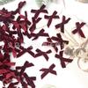 Cinturón de Terciopelo de 1 cm Lazo Atado a Mano Pasador para el Cabello Accesorios para la Cabeza Accesorios de Material Embalaje de Regalo Decoración de Boda Navidad