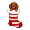 Adorno para Árbol de Navidad 2026 Perro Acrílico Colgante para Calcetín de Navidad Decoraciones Festivas para el Hogar
