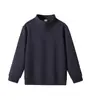 Moletom Masculino Novo Estilo Primavera e Outono 300g Algodão com Meio Zíper e Gola Alta, Jaqueta Casual Solta, Moletom Masculino de Marca Tendência