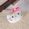 Gato KT de peluche de dibujos animados con gafas, ropa, zapatos, calcetines, accesorios de bolso, lazo, decoración de muñeca gatito, broche, colgante