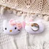 Accesorios de cabeza de gato de peluche de dibujos animados broche de gatito con lazo accesorios para tocado accesorios para ropa bolsa zapatos calcetines accesorios para funda de teléfono