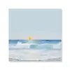 Pintura Decorativa Minimalista Paisaje Marino Azul Curativo Estilo Nórdico Hotel Alojamiento en Casa Sala de Estar Dormitorio Entrada Arte de Pared Estilo Ins