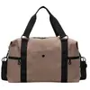 Bolsa de mano grande de viaje con separación seca y húmeda, bolsa grande para almacenamiento de ropa, bolsa de mano para hombre, bolsa de equipaje para viajes cortos