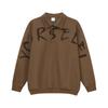 Sudadera con Botones y Cuello Americano para Hombre Mtlclothes con Estampado de Letra Personalizada, Cómoda para el Trayecto, Holgada y Versátil.