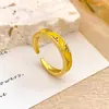 Anillo Venta Caliente Anillo de Trébol con Aceite Goteando Nicho Alta Gama Flor Colorida Anillo para Dedo Índice 2025 Nuevo Venta Caliente Mujer