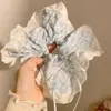 Acessório de elástico de cabelo extra grande, novo modelo estilo coreano 2026, corda de cabelo de alta elasticidade, scrunchie, estilo francês, alto valor estético, acessório de cabelo para mulheres