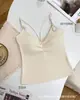 Camisola de látex cepillado para otoño con tirantes finos y hermoso diseño en la espalda, que revela la clavícula, elegante chaleco interior