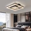 Lámpara de Sala de Estar Moderna Simple Elegante Lámpara de Techo Ice Crack LED Rectangular Lámpara de Pasillo de Gama Alta Combinación de Paquete