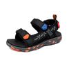 Sandálias Plus Kids Verão Exportação Transfronteiriça Novo Sandálias de Praia Vazadas para Meninos Solado Macio Antiderrapante Velcro Sapatos Infantis