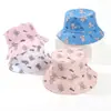 Gorro para Bebé al por Mayor Primavera y Otoño Bebé Lindo Dibujos Animados Sombrero de Pescador Niños y Niñas Verano Protección Solar Sombrero de Cubo