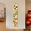 Pinturas Decorativas para la Sala de Estar Adecuadas para una Pared Blanca Grande, Decoraciones Festivas de Año Nuevo para la Riqueza y la Prosperidad, y Arte de Pared para el Recibidor