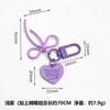 Hebilla de Puerta Pintada de Colores Colgante de Corazón Lazo Colgante Metal DIY Colgante de Joyería Material Accesorios