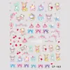 Adesivo em Relevo para iPad Decoração de Urso Anjo Parte Traseira do Tablet Sem Deixar Cola Concha Protetora Manicure Estéreo Fofo Autoadesivo