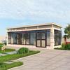 Casa Móvel de Painel Casa de Campo Construção de Casa de Campo Aço Leve Villa de Aço Leve Casa Integrada para Hospedagem