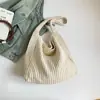 Bolso de Estilo Veraniego 2025 de Aspecto Elegante, Bolso Cubo de Hombro Rayado de Gran Capacidad, Bolso Casual de Mano para el Brazo a la Axila