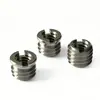 Tornillo Adaptador de Rosca Interna y Externa de Acero Inoxidable de 1/4 a 3/8 para Cámara Dslr Fotografía Cabezal de Trípode Tuerca de Conversión