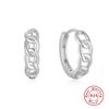 Plata de Ley S925 ins Arete de Cadena de Moda Pendientes de Hebilla para la Oreja Pendientes Transfronterizos Europeos y Americanos de Venta Caliente Temperamento Pendientes Personalizados para Mujeres
