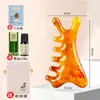 Peine Masajeador Multifuncional Cuatro en Uno para el Cuero Cabelludo Cabeza de Resina Terapia Capilar Drenaje de Meridianos Artefacto Raspado para Ojos, Nariz, Cara