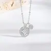 Collar con Colgante de Estrella de Cuatro Puntas con Brillo de Diamantes en Plata de Ley S925 para Mujer Nuevo Estilo 2026 Estilo Chino Lujo Ligero Nicho Collar para Clavícula