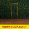 Nuevos Accesorios de Boda Ceremonia de Boda Pasillo Soporte para Flores Hierro Forjado Cuadrado Geométrico Marco Artificial Flor Pedestal Arreglo Decoración Adorno