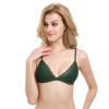 Venta al por mayor de sujetadores sexys sin aros de acero, copa triangular desmontable, encaje, ropa interior cómoda tipo bralette, de AliExpress, Europa y América.