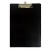 Clip de placa negra A4 plástico bloc de escritura para documentos clip para datos/facturas pedido A5 papelería datos papelería férula