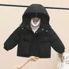 Chaqueta de Algodón Grueso de Invierno Nueva Estilo Coreano para Niños Chaqueta de Algodón Sencilla para Niños Ropa Exterior Casual de Moda para Niñas