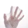 Meias de Renda Verão Finas Meias de Renda Vazadas com Babados Malha Respirável Borda com Babados Meias Femininas Estilo Ballet Meias de Cano Médio