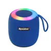Altavoz Bluetooth para Ciclismo al Aire Libre, Portátil Inalámbrico con Ranura para Tarjeta, Subwoofer, Luz Ambiental para el Hogar, Sistema de Audio de Escritorio