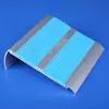 Tiras antideslizantes para escaleras de aleación de aluminio engrosada para escalones escolares, protectores de borde antideslizantes, tiras anticolisión ensanchadas