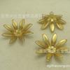 Acessórios de gancho de cabelo 26mm receptáculo de cobre de oito folhas peça de flor acessórios DIY