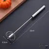 Batidor de Huevos de Acero Inoxidable Etiquetable Transfronterizo Batidor de Crema Semicautomático Mezclador de Huevos Manual