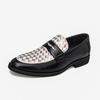 Zapatos de Hombre Verano Nuevo Retro Británico Negocios Casual Zapatos de Cuero Mocasines de Hombre sin Cordones Modernos Talla Grande