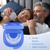 Aparelho Dental Estilo Protetor Bucal Conjunto de Três Peças Venda Direta de Fábrica Protetores Bucais Termoplásticos Unissex Anti-Rangido Físico Aparelho Dental de Silicone